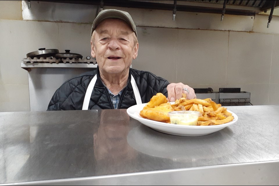 Perry Alpitsis is preparing to open Uncle Perry's Fish 'n' Chips at the former Donut Line on Memorial Avenue. Contributed photo