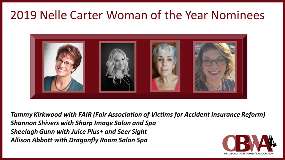 Four local residents have been nominated for the 2019 Nelle Carter Woman of the Year award.