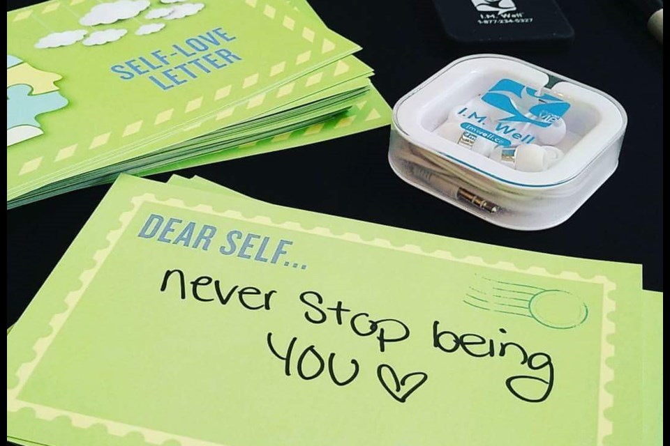 One of the initiatives the Mental Health Outreach Team at Lakehead University has championed is the use of “self love letters” given to students to fill out. The letters are then posted around campus. “It’s a constant reminder we’re here and a reminder that they can make it through,” said MHOT founder Theresa VandeBurgt.