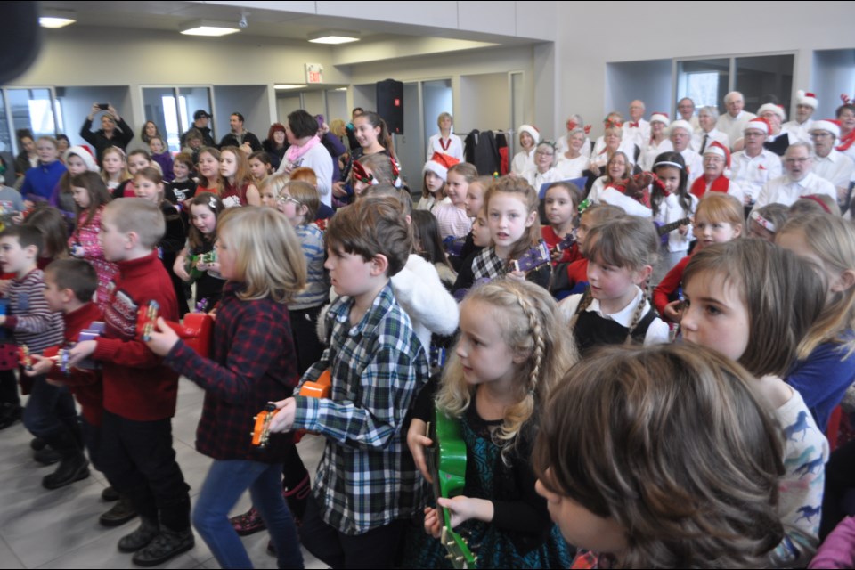A big crowd jammed into last year's Christmas celebration at Thor Motors. Andrew Philips/OrilliaMatters File Photo