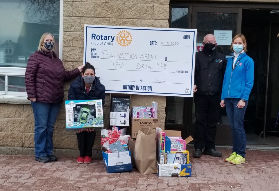 2020-12-15 Rotary Salvation Army donation