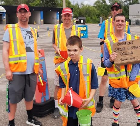 Almost $2,000 was raised for Special Olympics Orillia at a recent charity car wash at Sunshine Super Wash.