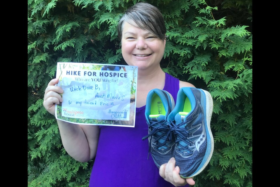 Annalise Stenekes, Executive Director of Mariposa House Hospice, will be walking in the virtual Hike for Hospice. You can walk throughout the month of October. Contributed photo