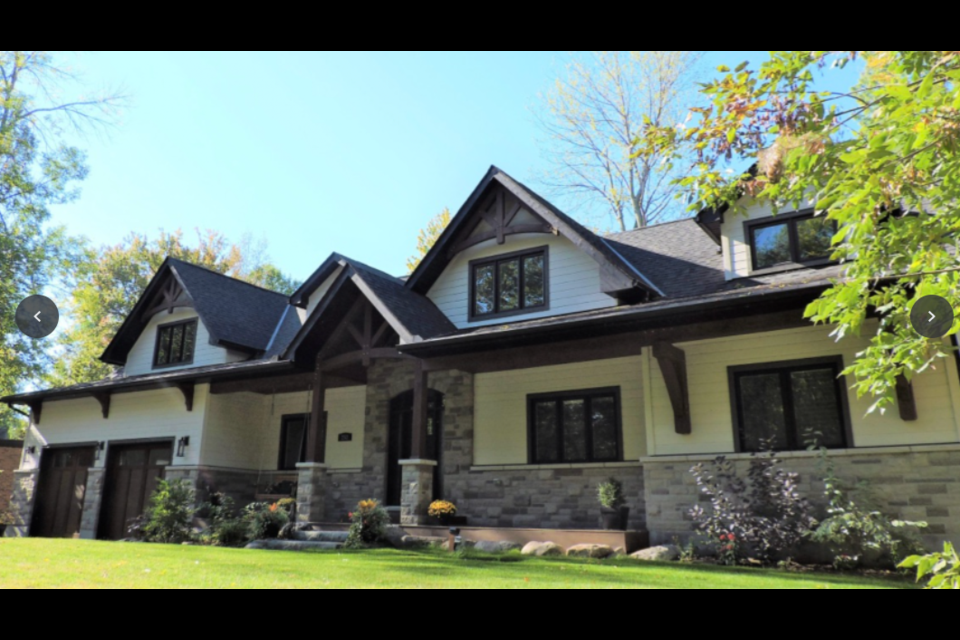 This  home in Oro-Medonte is one of five unique residences on this year's Canadian Federation of University Women's annual Homes Tour.