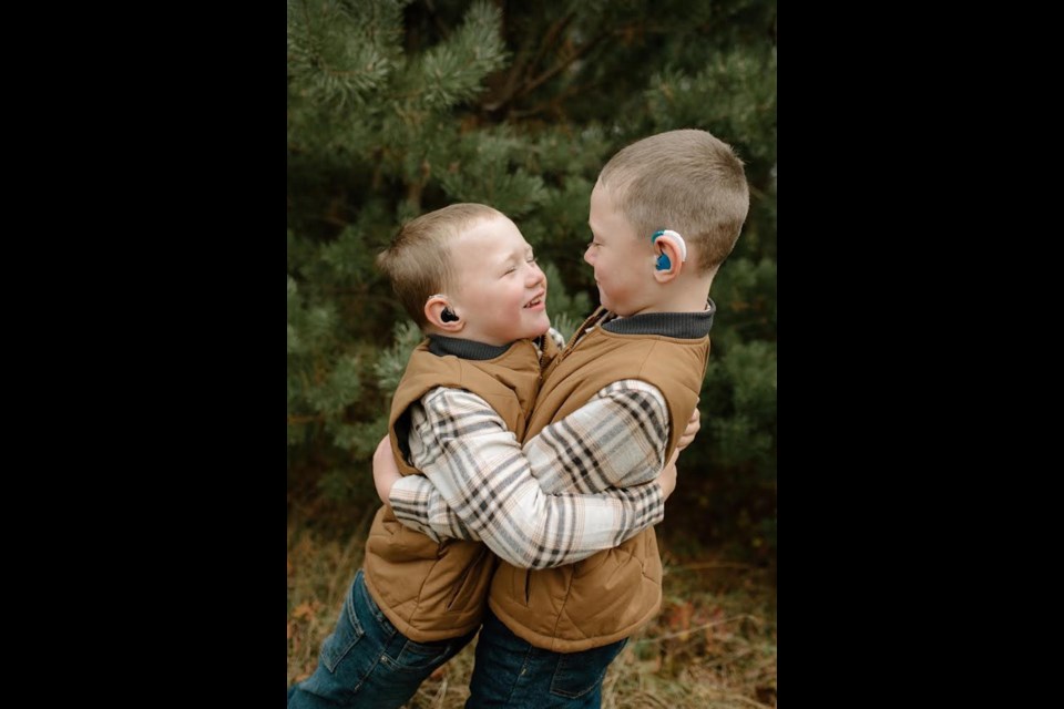 Kolton Love, 5, and his brother, Karson, 3, are the inspiration behind the Usher Syndrome Warriors Foundation. 