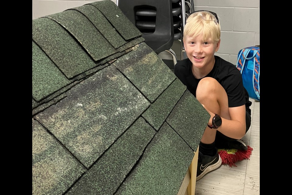 Lochlen Rogers, an 11-year-old camper, enjoyed the experience of trying new things at this week's Introduction to Construction summer camp at Rotary Place.