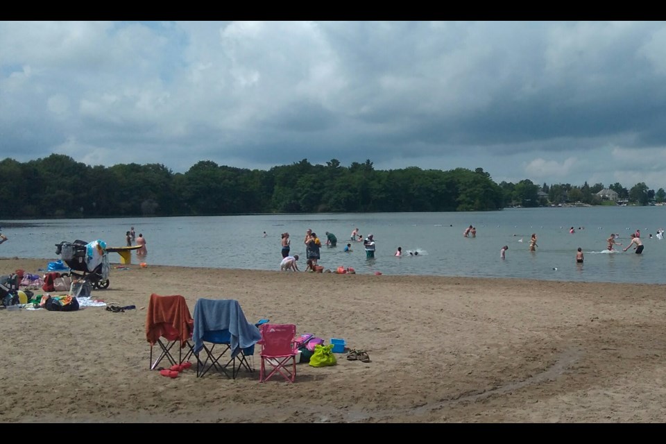 Next year, shade structures could be common in city parks and busy beaches like this one at Moose Beach.