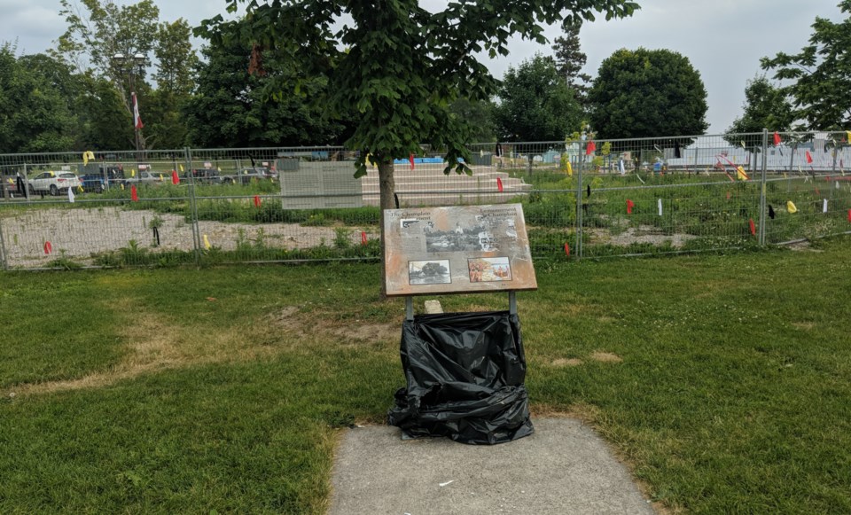 champlain monument site july 15