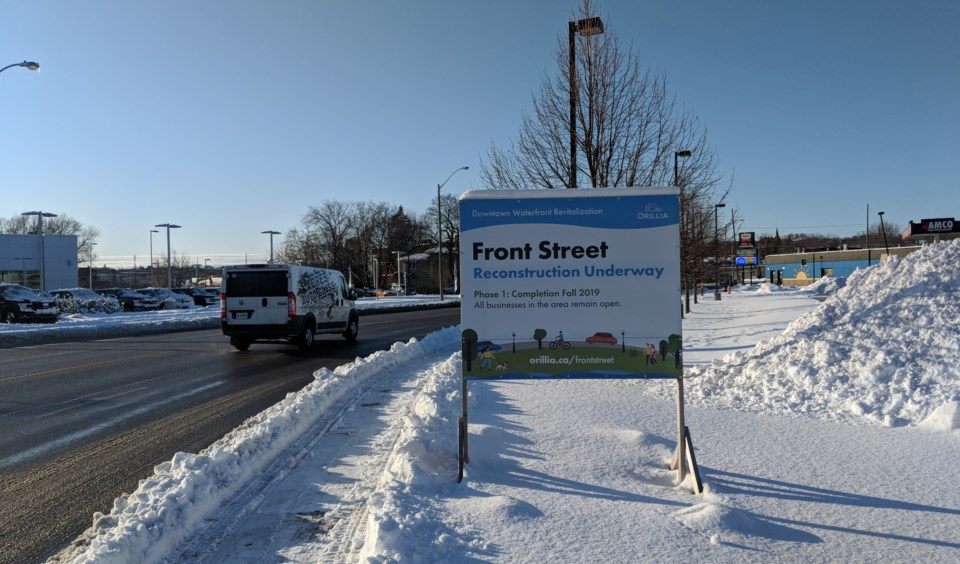 front street construction phase one ends for winter
