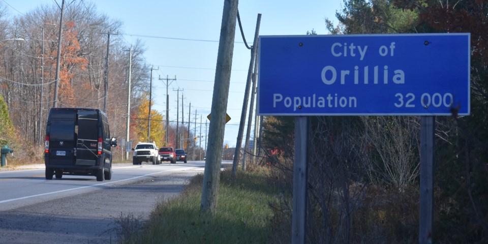 orillia-population-sign