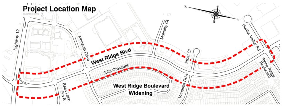 West Ridge Boulevard road widening
