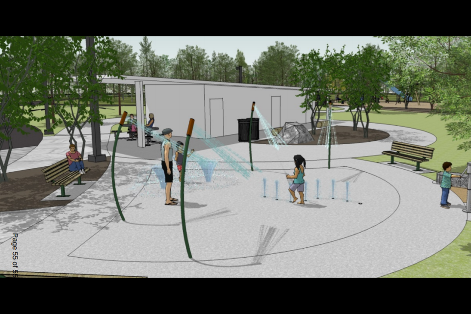 A splash pad, which was not originally part of the new West Orillia Park, was added to the project at Monday's council committee meeting.