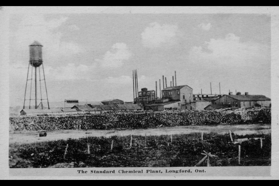 The Standard Chemical Plant in Longford Township.