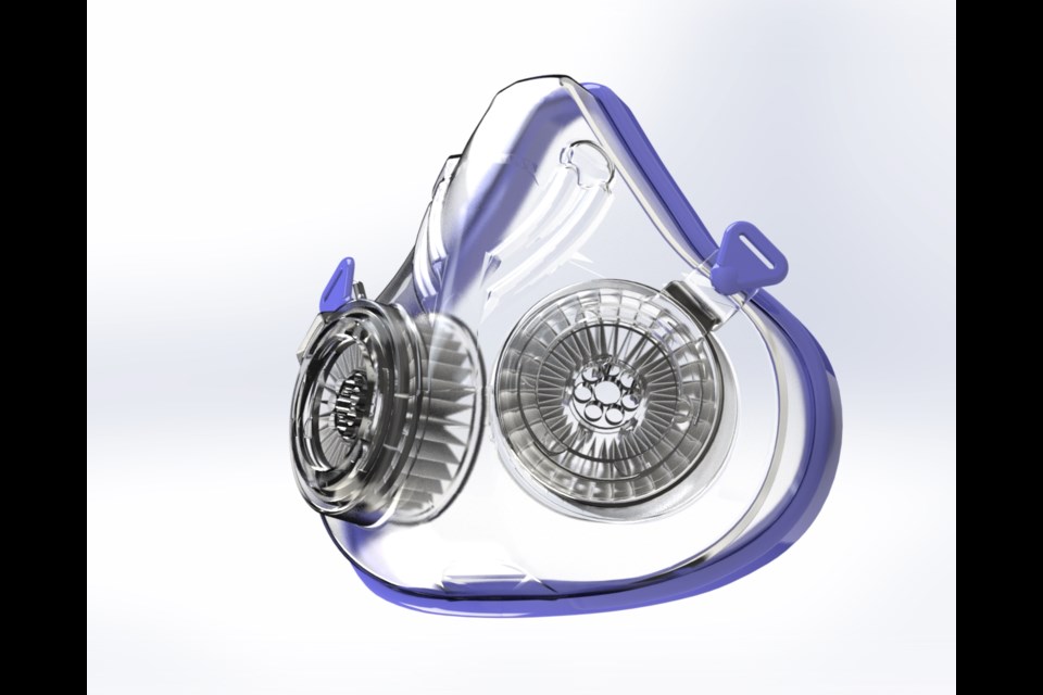 The ProtXair mask includes replaceable filters.
