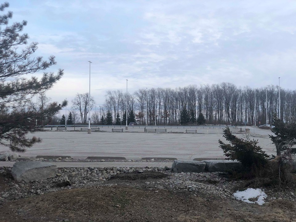 empty casino rama parking lot