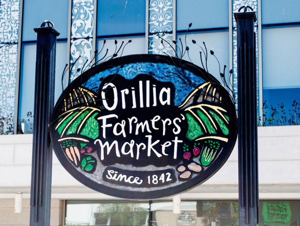 orillia FarmersMarket sign 