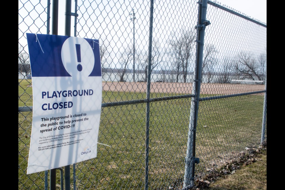 Local baseball players won't see any action on Orillia ball diamonds this spring. All city recreational facilities closed until at least May 31. Tyler Evans/OrilliaMatters