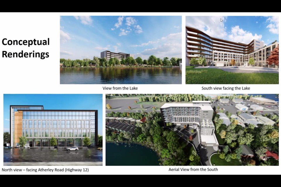 Conceptual renderings of the proposed Club 888 development on Orchard Point.
