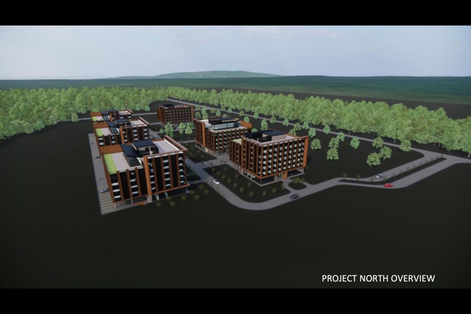 This image shows the proposed Ramara Retirement Park.