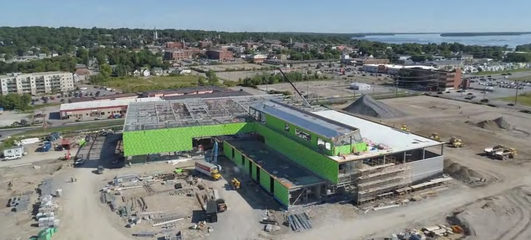 rooftop of rec centre