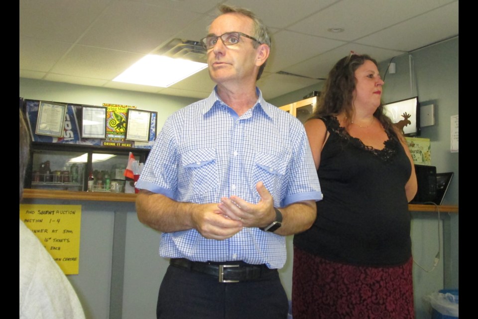 The Orillia and District Literacy Council (ODLC) celebrated our seventh annual Feast for Learning in early September. Above are Simcoe North MP Bruce Stanton and ODLC staffer Cathy Graham. Contributed photo