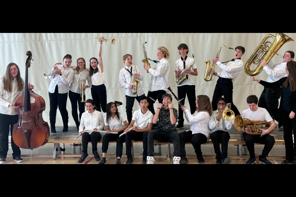 The Orillia Secondary School junior band is one of dozens of student ensembles participating in the inaugural Sunshine City School Music Festival that started today and runs through Friday.