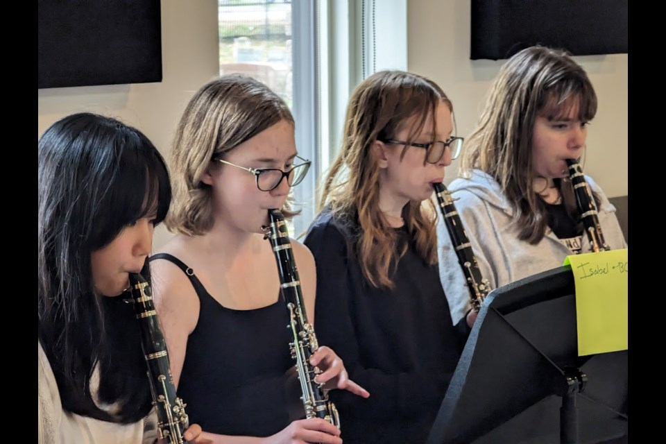 More than 300 students from schools across the region were in Orillia Friday for a Beginning Band Symposium. The students worked in small groups at both Orillia Secondary School and Emmanuel Baptist Church.