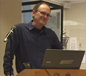 Dr. Chris Decker made a presentation about the history of Orillia Soldiers' Memorial Hospital and its deep roots in the community. Contributed photo