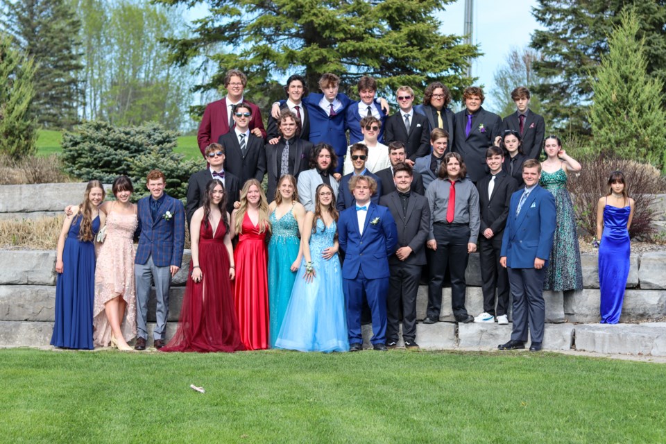 Twin Lakes Secondary School students organized their own prom, with some help from parents. The event, the first in two years due to COVID, featured a Hollywood theme and was a hit among those who attended Hawk Ridge Friday.