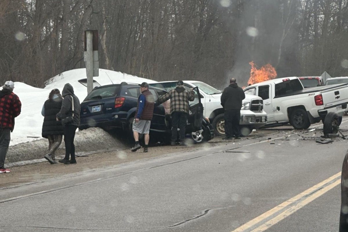 UPDATE: One person seriously injured in fiery Hwy. 12 crash