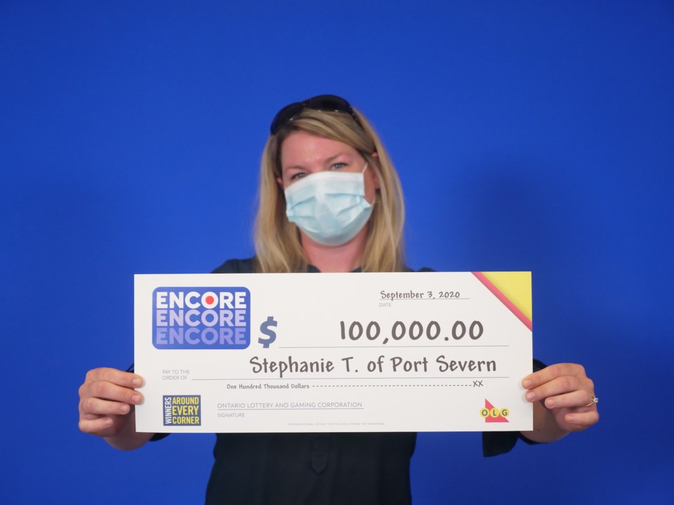 Port Severn woman turns 1 ticket into 100 000 lottery win