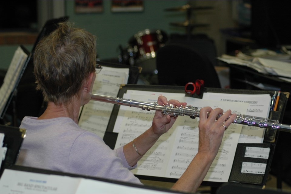 Flutist Cheryl Behan and the rest of the Orillia Concert Band is tuning up for a pair of Christmas concerts on Dec. 1.