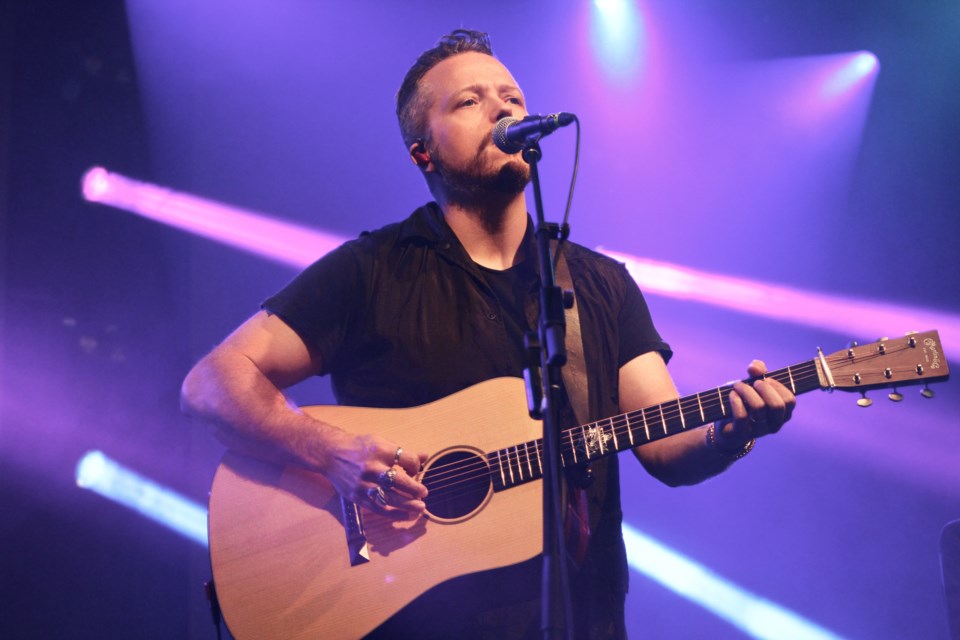 Jason Isbell performs Sunday on the main stage. Nathan Taylor/OrilliaMatters