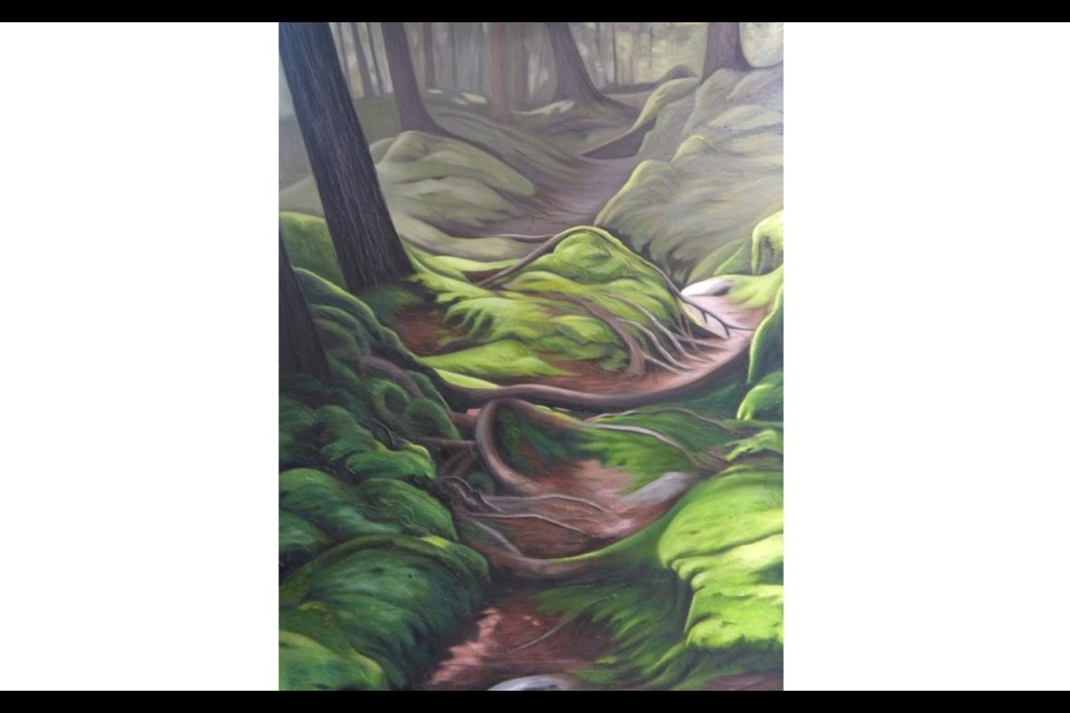 Taimi Poldmaa, Agawa Coastal Trail - I. Oil on Canvas