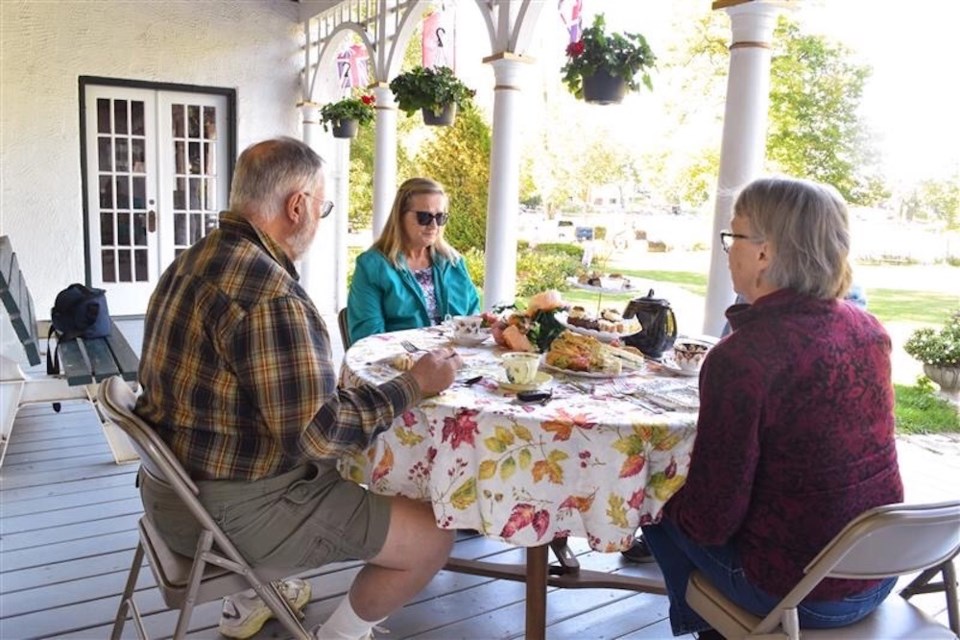 The Leacock Museum is offering tea on the patio on afternoons throughout Octobers. Supplied photo