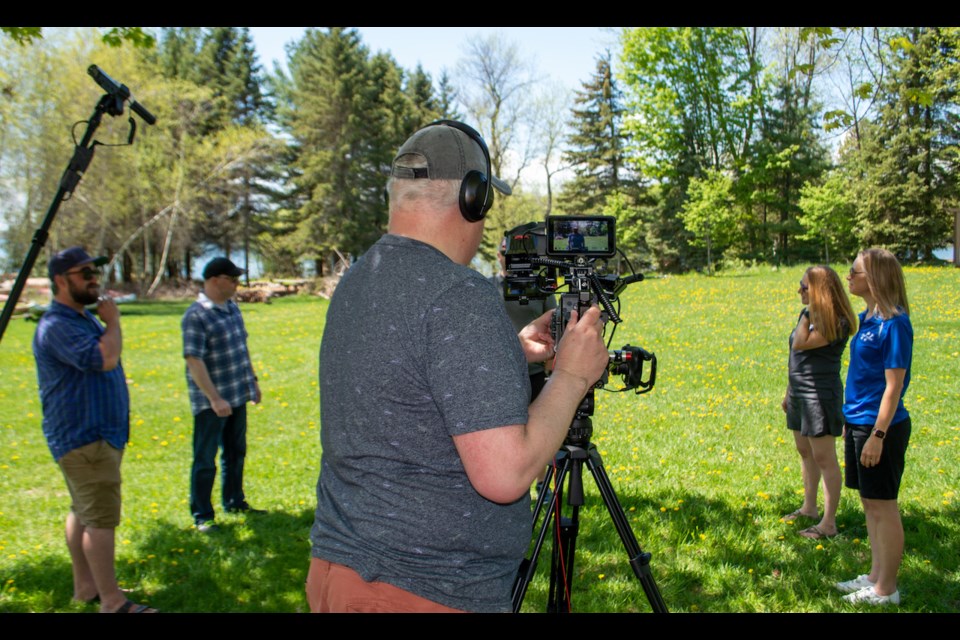 DFF Productions is filming an experiment on youth mental health at Camp Couchiching.