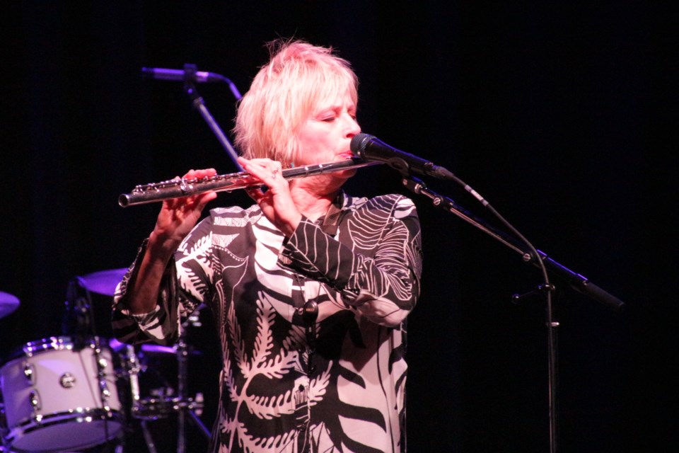 Jane Bunnett, Canadian jazz legend, performed songs from Jane Bunnett & Maqueque’s third album at a concert Friday, Nov. 1. Supplied photo