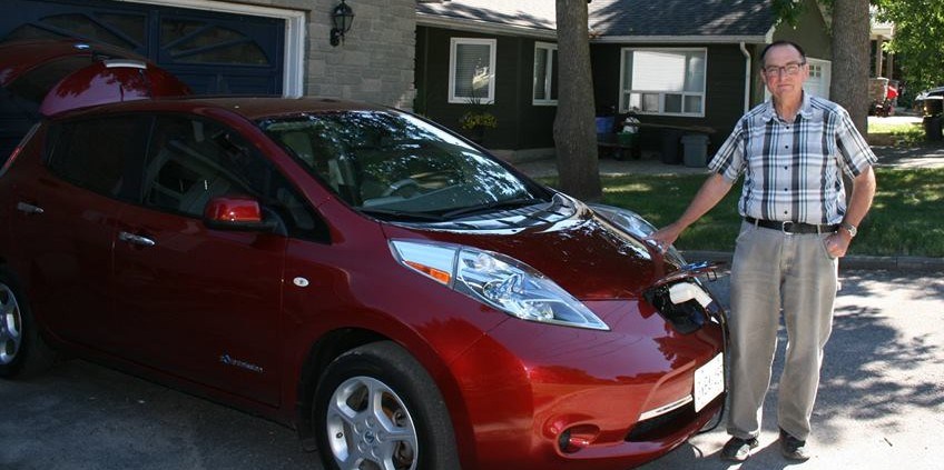 EV Society - Plugging car in - better picture