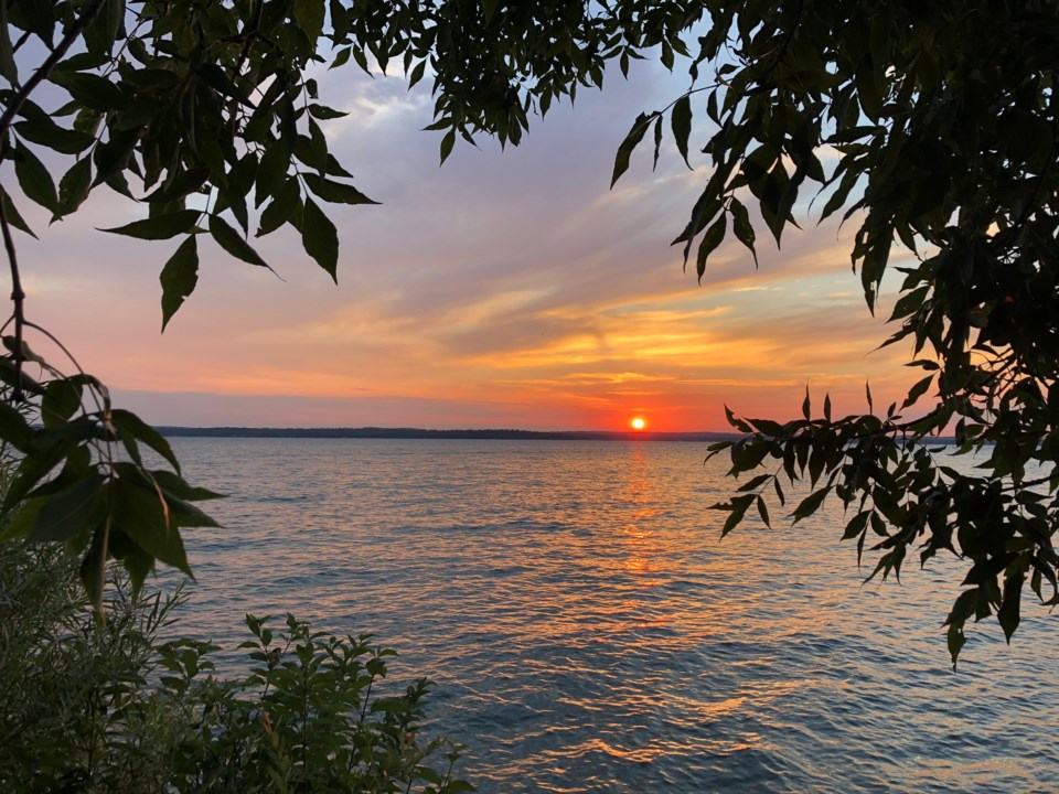 lake simcoe sunset file