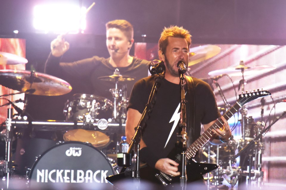 Nickelback rocks the Boots and Hearts Music Festival on Friday night at Burl's Creek Event Grounds in Oro-Medonte. 