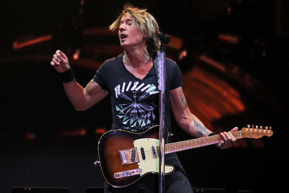 Keith Urban headlines at the Boots and Hearts Music Festival on Saturday night at Burl's Creek Event Grounds in Oro-Medonte. 