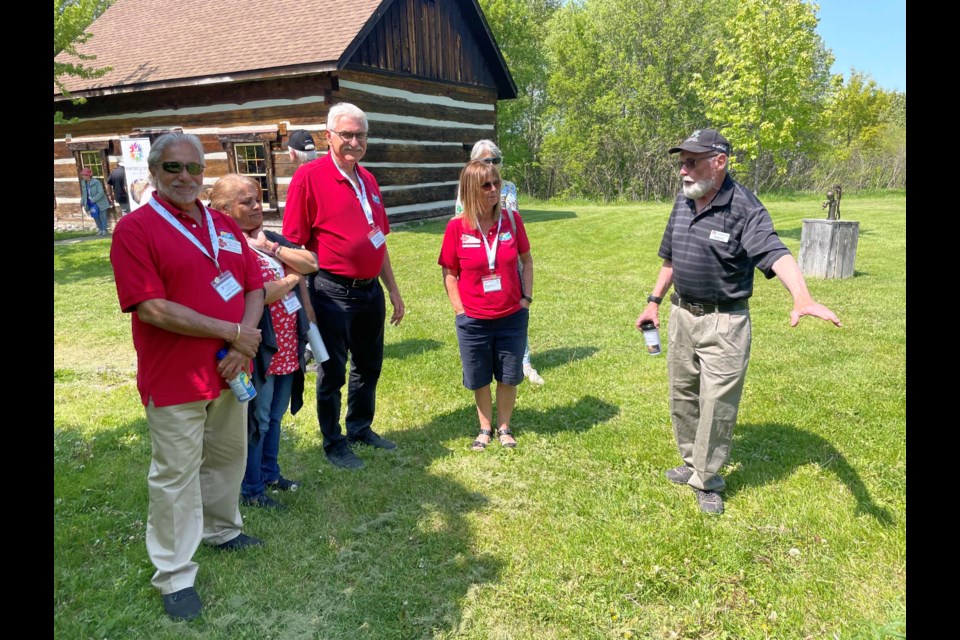 Local naturalist Bob Bowles gave residents of the Vancouver area a tour of Orillia's Scout Valley on Saturday afternoon. 