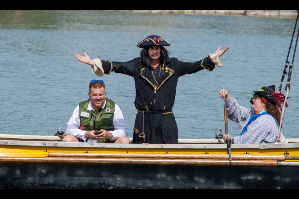 Allan Lafontaine is the executive director of the Orillia District Chamber of Commerce and harbour master for the Port of Orillia. However, during the Labour Day long weekend each year, he turns into a wicked pirate.