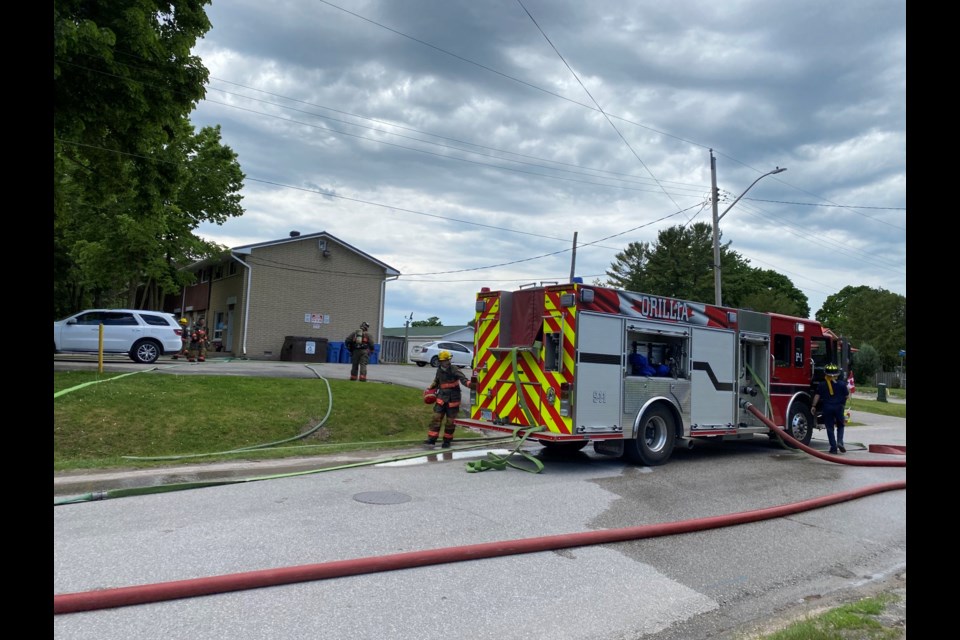 Fire crews responded to a basement fire on High Street Friday afternoon.