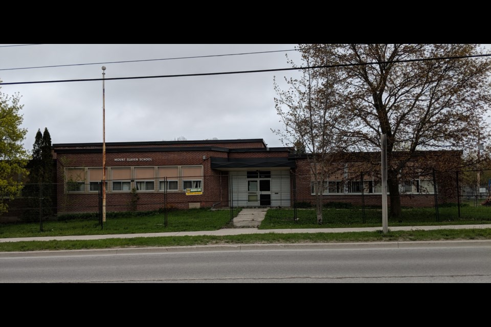 Firefighters have had to extinguish two fires in the former Mount Slaven School over the past few months. Dave Dawson/OrilliaMatters