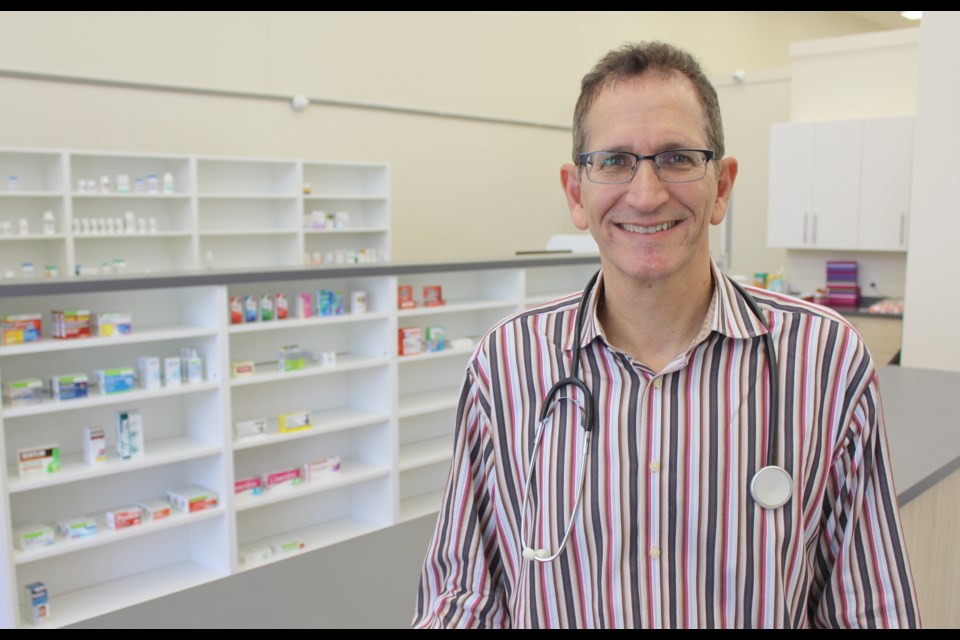 Dr. Robert Cooper operates a methadone clinic in the Orillia Drug Store – formerly the Bank of Montreal – downtown. Nathan Taylor/OrilliaMatters