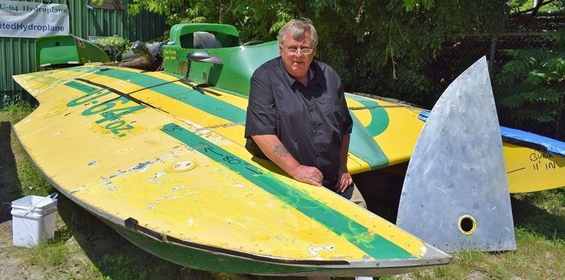 Murray Smith and hydroplane