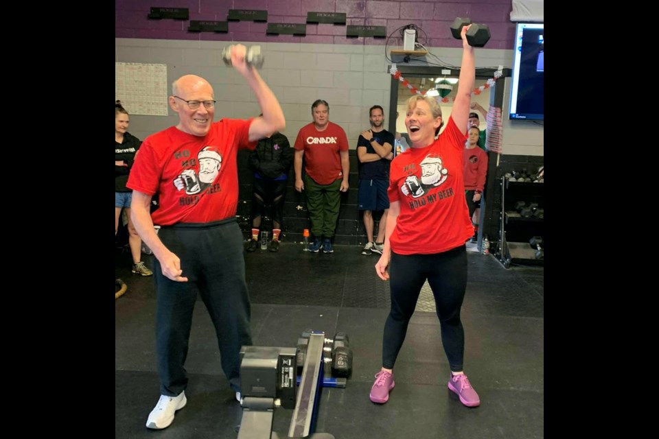 People of various ages have been working on their health and fitness goals at Orillia CrossFit this week.