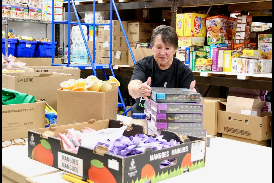 Cathy MacMillan, of Orillia, has been volunteering at The Sharing Place food bank for almost 20 years.