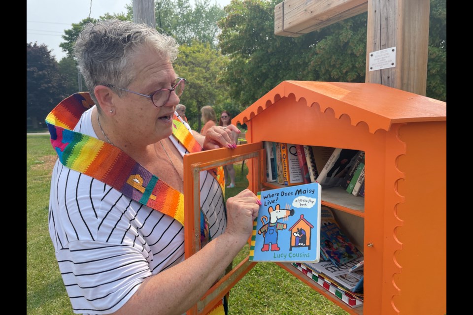 Rev. Lori Pilatzke said St. David Anglican Lutheran Church hopes its new book nook can be a resource to the community.